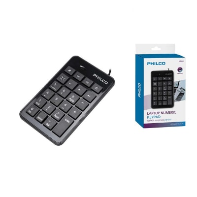TECLADO NUMERICO NEGRO PHILCO