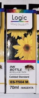 TINTA BOTELLA 504 MAGENTA ALTERNATIVA LOGIC