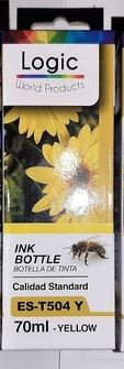 TINTA BOTELLA EPSON 504 YELLOW ALTERNATIVA LOGIC1