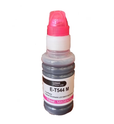 TINTA BOTELLA EPSON 544 MAGENTA ALTERNATIVA LOGIC1
