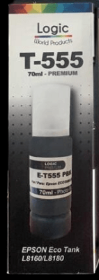 TINTA BOTELLA EPSON ALTERNATICA E-555 PBK 70ML