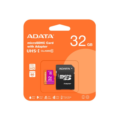 TARJETA Memoria MicroSD ADATA 32GB + Adaptador Clase 101