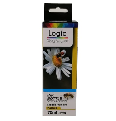 TINTA EPSON BOTELLA 664 CYAN ALTERNATIVA LOGIC1