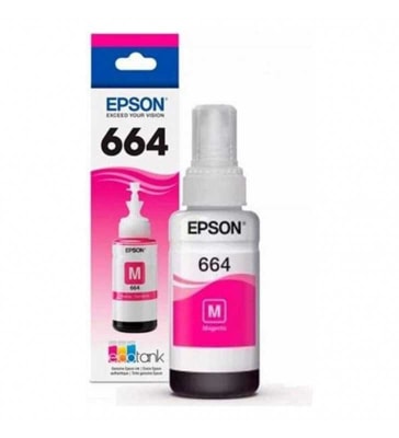 TINTA BOTELLA EPSON 664 MAGENTA ORIGINAL