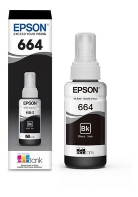 TINTA BOTELLA EPSON 664 NEGRO ORIGINAL