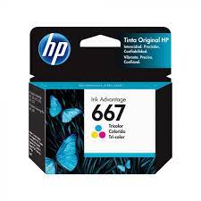 TINTA HP 667 COLOR ORIGINAL