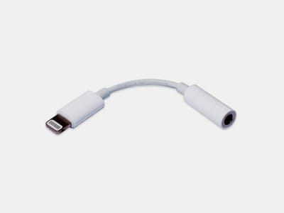 ADAPTADOR IPHONE A AUXILIAR 3.5 MM MACRO