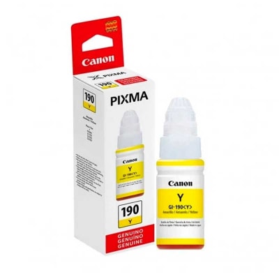 TINTA BOTELLA CANON 190 YELLOW ORIGINAL