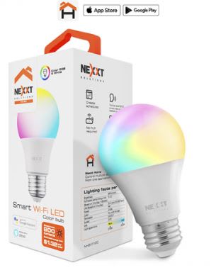 AMPOLLETA LED INTELIGENTE WIFI NEXXT