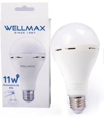 AMPOLLETA WELLMAX E-27 EMERGENCIA AUTONOMIA
