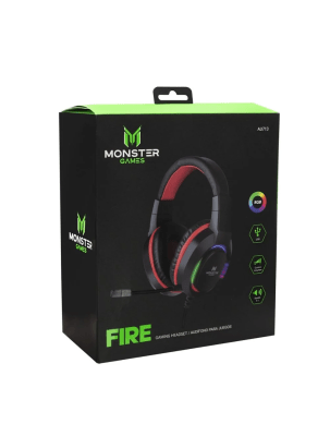 AUDIFONOS GAMER FIRE AUX 3.5 MM MONSTER