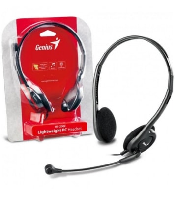 AUDIFONO CON MICROFONO SIMPLE HS-200C GENIUS
