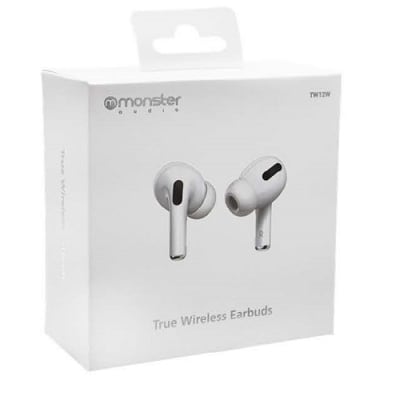 AUDIFONOS INALAMBRICOS TW12W BLANCO MONSTER1