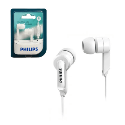 AUDIFONES CON MICROFONOS PHILIPS BLANCOS SHE1405WTS/271
