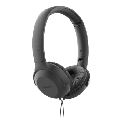 AUDIFONO ALAMBRICO CASCO CON MICROFONO JACK 3.5 MM 2000 SERIES NEGRO PHILIPS1