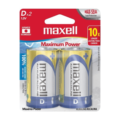 PILA D MAXELL X-2 DISPLAY ALCALINA