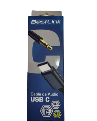 CABLE DE AUDIO USB C MACHO MACHO BESTLINK1