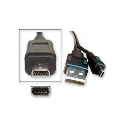 Cable de Camara Digital Sony Cybershot, Nikon, Panasonic, Lumix, Olympus, Fuji, Vivitar, Konica, Min