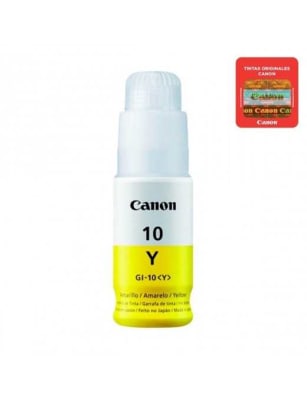 TINTA BOTELLA CANON GI10 YELLOW ORIGINAL