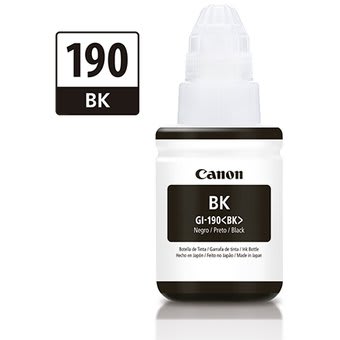 TINTA BOTELLA CANON 190 NEGRO ORIGINAL