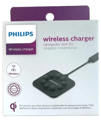 Cargador Inalambrico philips con silicona DLO9016U1