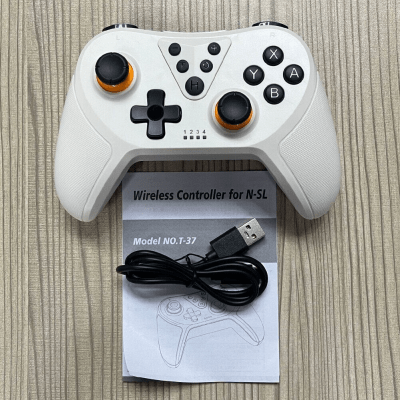 JOYSTICK DE NINTENDO SWITCH T-37 BLANCO GENERICO1