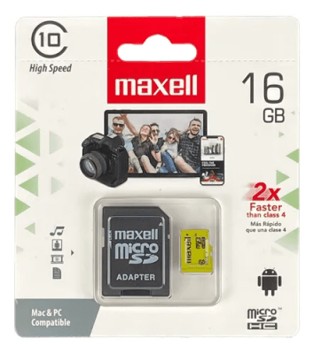 MEMORIA MICRO SD 16GB MAXELL MCSD-16CL10