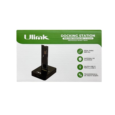 Docking Station Dual para Discos SSD (NVME/SATA)