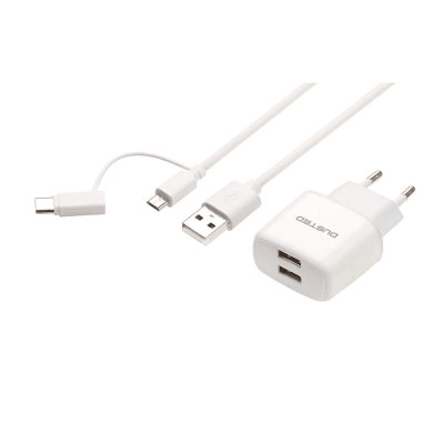 Cargador 12W  Micro USB y tipo C
