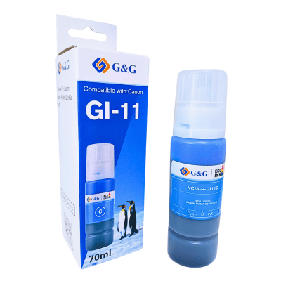 TINTA BOTELLA CANON 11 CYAN ALTERNATIVA GYG