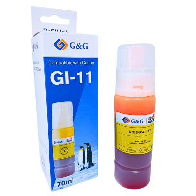 TINTA BOTELLA CANON 11 YELLOW ALTERNATIVA GYG1