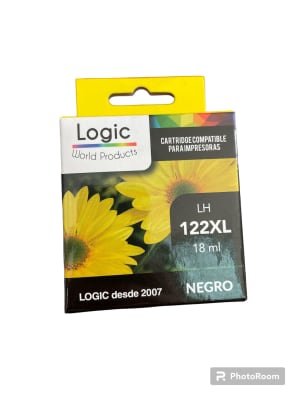 TINTA HP 122XL NEGRO 18 ML ALTERNATIVA LOGIC1