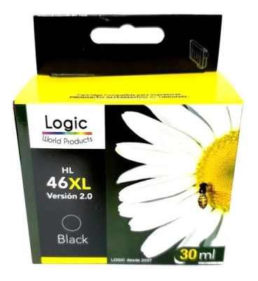 TINTA HP 46XL NEGRO ALTERNATIVO LOGIC