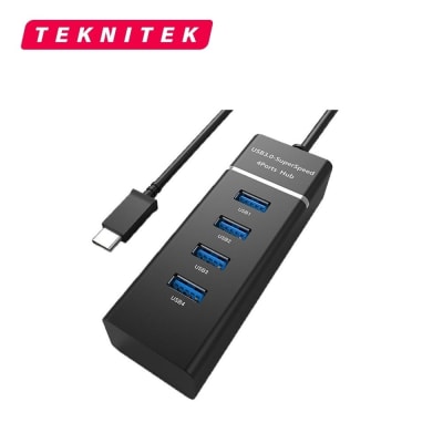 HUB USB TIPO C A 4 PUERTOS USB TEKNITEK