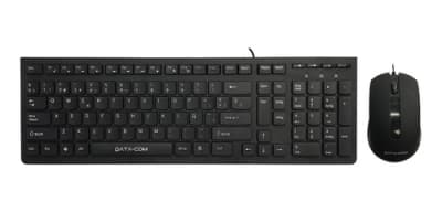 KIT MOUSE Y TECLADO ALAMBRICO DATA COM1