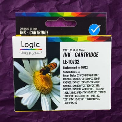 TINTA EPSON 073 CYAN ALTERNATIVA LOGIC