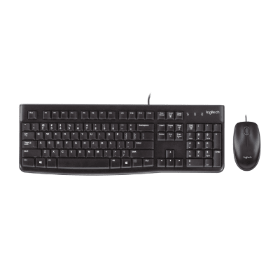 KIT TECLADO + MOUSE LOGITECH MK120 ESPAÑOL NEGRO1