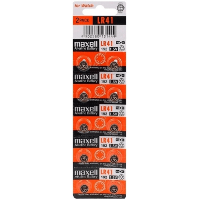 PILA LR41 ALCALINA MAXELL 1.5V