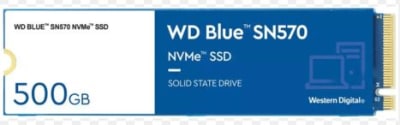 Disco Duro Western Digital BLUE SN570 500GB NVMe M.2 SSD
