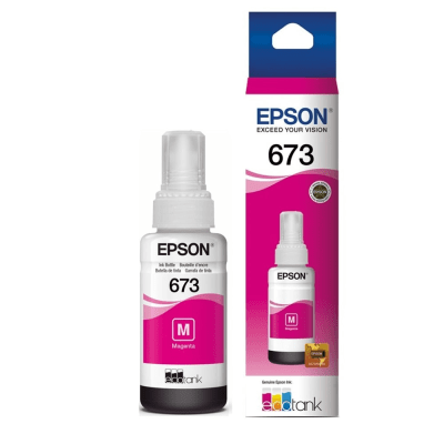 TINTA BOTELLA EPSON 673 MAGENTA ORIGINAL