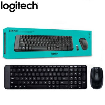 KIT TECLADO CON MOUSE INALAMABRICO MK220 LOGITECH1