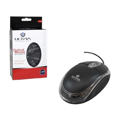 MOUSE OPTICO USB ULTRA UT-120N1