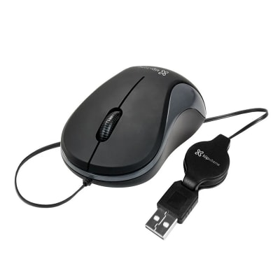 MOUSE OPTICO KARBON CON CABLE RETRACTIL XKLIPXTREME