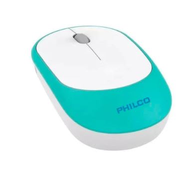 MOUSE INALAMBRICO CELESTE PHILCO1