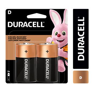 PACK X2 PILA D DURACELL