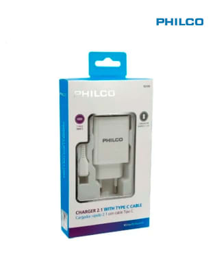 CARGADOR RAPIDO CON PUERTO TIPO C QC621 PHILCO1