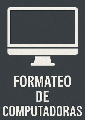 SERVICIO TECNICO NOTEBOOK/ PC FORMATEO CON RESPALDO