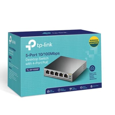 SWITCH +POE 5 PUERTOS GIGABIT TP-LINK