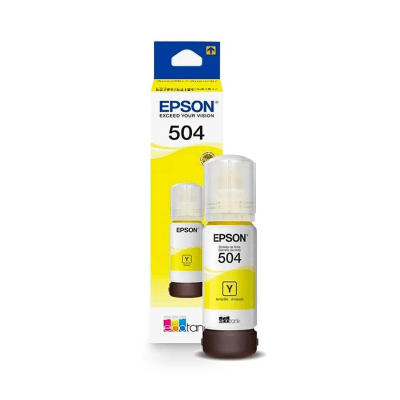 TINTA BOTELLA EPSON 504 YELLOW ORIGINAL