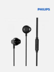 AUDIFONOS CON MIC PHILIPS NEGROS TAUE101